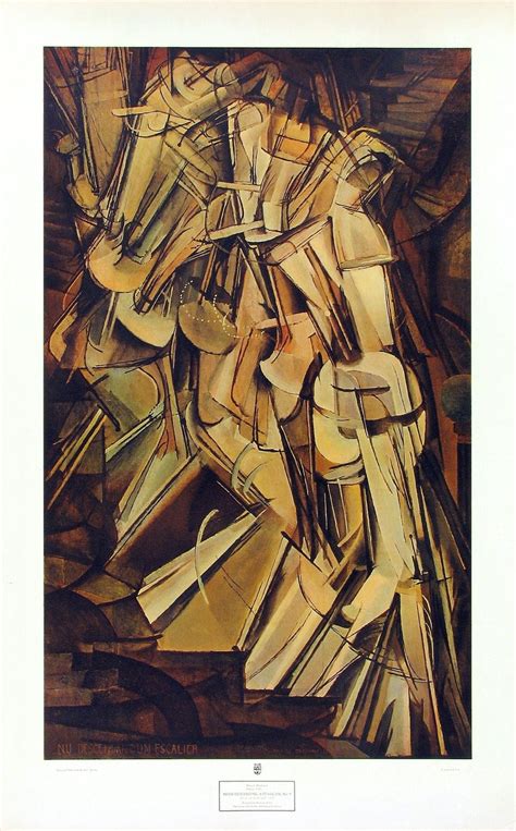 nude descending a staircase|Marcel Duchamp, Nude Descending a Staircase, No 2